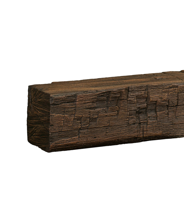 Pearl Mantels 72" Tavern Timbered Beam Non-Combustible Fireplace Mantel Shelf NCT-72TR - Toasted Rye