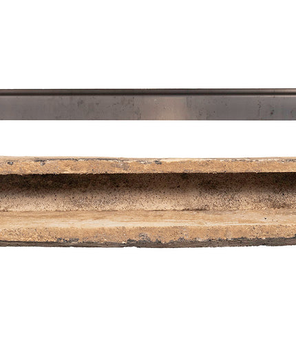 Pearl Mantels 72" Tavern Timbered Beam Non-Combustible Fireplace Mantel Shelf NCT-72FS - Fieldstone