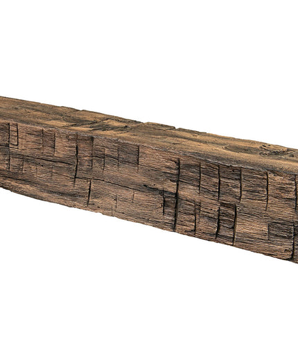 Pearl Mantels 72" Tavern Timbered Beam Non-Combustible Fireplace Mantel Shelf NCT-72FS - Fieldstone