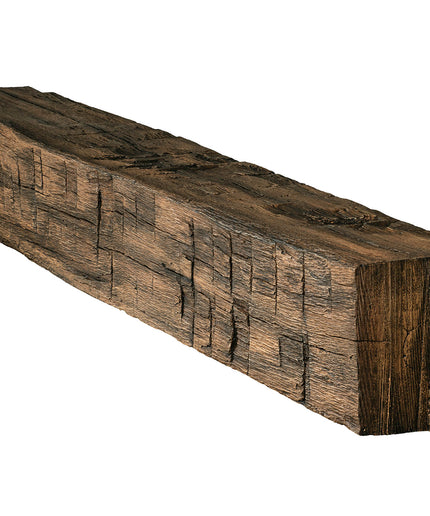 Pearl Mantels 72" Tavern Timbered Beam Non-Combustible Fireplace Mantel Shelf NCT-72FS - Fieldstone