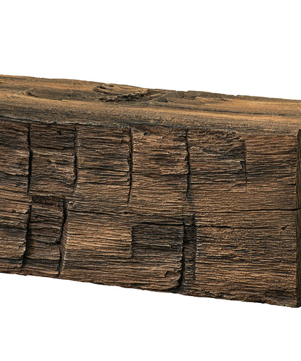 Pearl Mantels 72" Tavern Timbered Beam Non-Combustible Fireplace Mantel Shelf NCT-72FS - Fieldstone