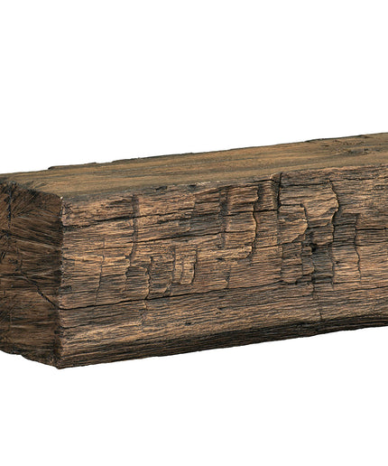 Pearl Mantels 72" Tavern Timbered Beam Non-Combustible Fireplace Mantel Shelf NCT-72FS - Fieldstone