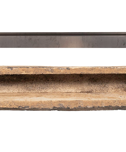 Pearl Mantels 60" Tavern Timbered Beam Non-Combustible Fireplace Mantel Shelf NCT-60RR - River Rock