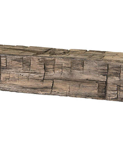 Pearl Mantels 60" Tavern Timbered Beam Non-Combustible Fireplace Mantel Shelf NCT-60RR - River Rock