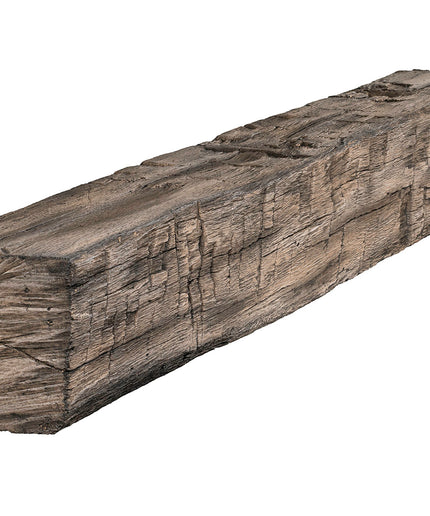 Pearl Mantels 60" Tavern Timbered Beam Non-Combustible Fireplace Mantel Shelf NCT-60RR - River Rock