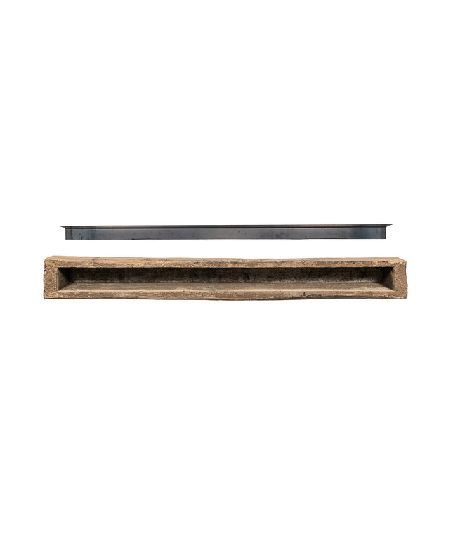 Pearl Mantels 72" Tavern Timbered Beam Non-Combustible Fireplace Mantel Shelf NCT-72W - Wheat