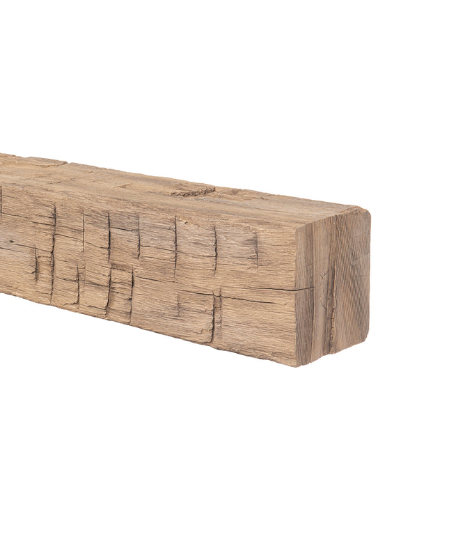 Pearl Mantels 72" Tavern Timbered Beam Non-Combustible Fireplace Mantel Shelf NCT-72W - Wheat