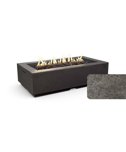 American Fyre Designs 56-1/4"W x 30-1/4"D x 15-1/4"H Louvre Fire Pit 689-DB-11-M7 - Dark Bassalt