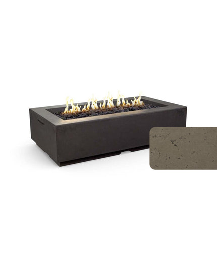 American Fyre Designs 56-1/4"W x 30-1/4"D x 15-1/4"H Louvre Fire Pit 689-SM-11-M7 - Smoke