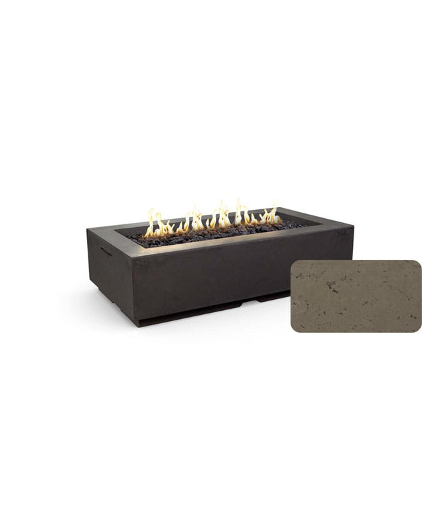 American Fyre Designs 56-1/4"W x 30-1/4"D x 15-1/4"H Louvre Fire Pit 689-SM-11-M7 - Smoke
