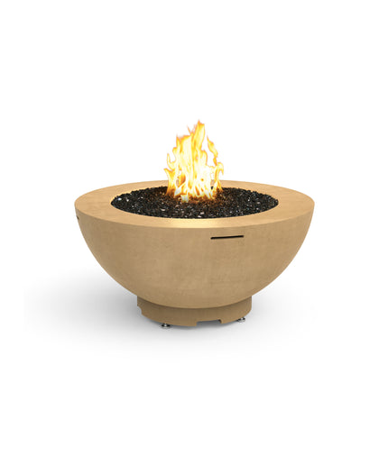 American Fyre Designs 48"Diameter x 22"H Round Fire Bowl 731-CB-11-M6 - Cafe Blanco