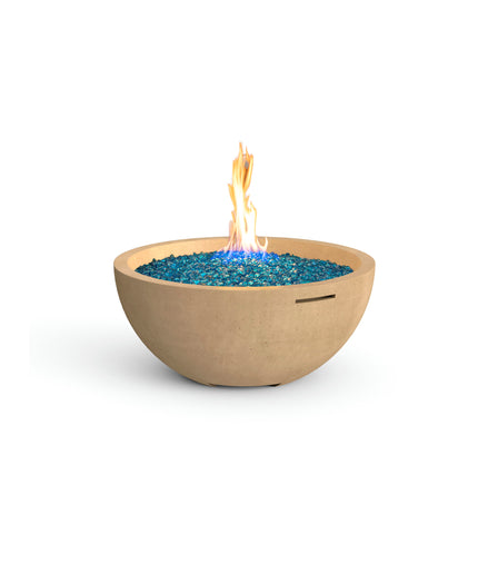 American Fyre Designs 36"Diameter x 16"H Round Fire Bowl 732-CB-11-M6 - Cafe Blanco
