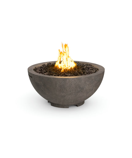 American Fyre Designs 32"Diameter x 16"H Round Fire Bowl 733-DB-11-M6 - Dark Bassalt