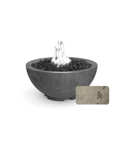 American Fyre Designs 32"Diameter x 16"H Round Fire Bowl 733-LB-11-M6 - Light Bassalt