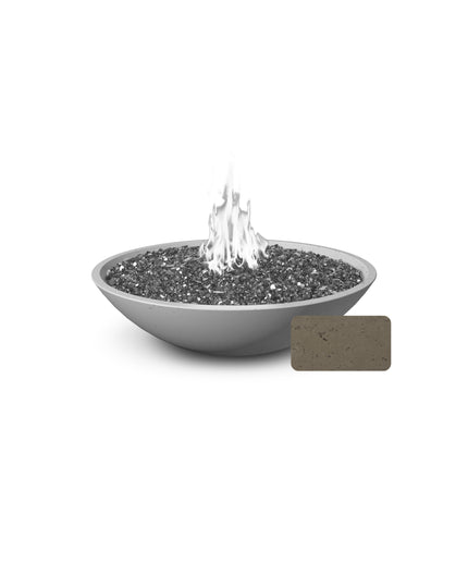 American Fyre Designs 40"Diameter x 10-1/2"H Round Marseille Fire Bowl 752-SM-11-M6 - Smoke