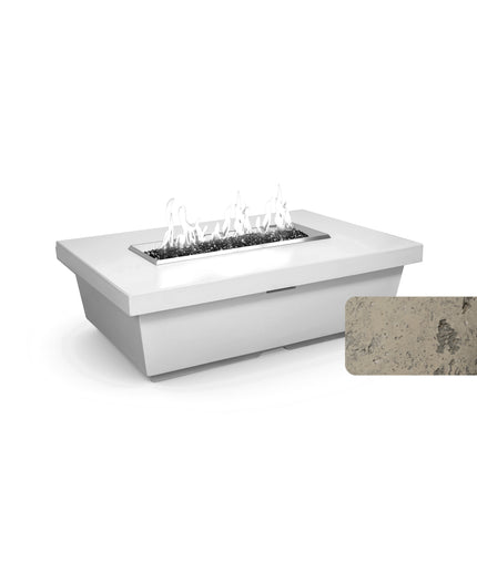 American Fyre Designs 52"W x 36"D x 15-1/2"H Rectangle Contempo Fire Table 783-LB-11-M4 - Light Bassalt