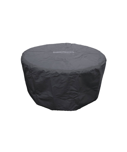 American Fyre Designs 48"Diameter x 24"H Round Firepit Cover 8135A - Black