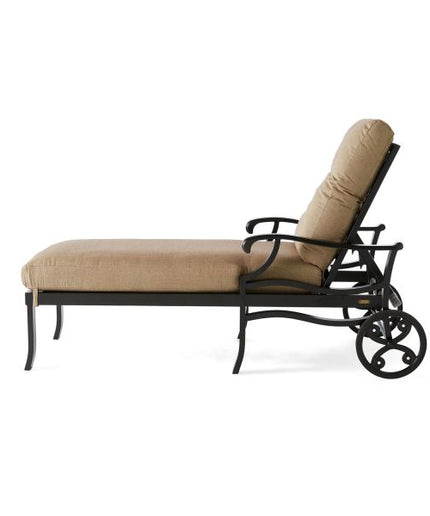 Mallin Anthem Cushion Chaise Lounge AN-515 - Autumn Rust / Rochelle Spice