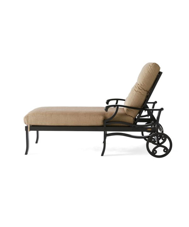 Mallin Anthem Cushion Chaise Lounge AN-515 - Autumn Rust / Rochelle Spice