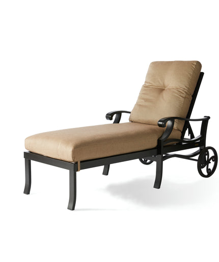Mallin Anthem Cushion Chaise Lounge AN-515 - Autumn Rust / Rochelle Spice