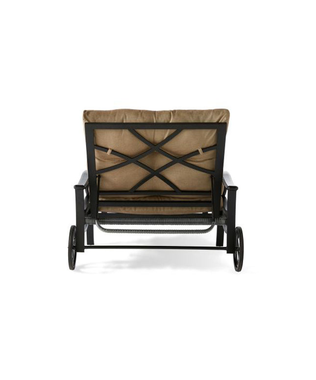 Mallin Anthem Cushion Chaise Lounge and a Half AN-525 - Autumn Rust / Rochelle Spice