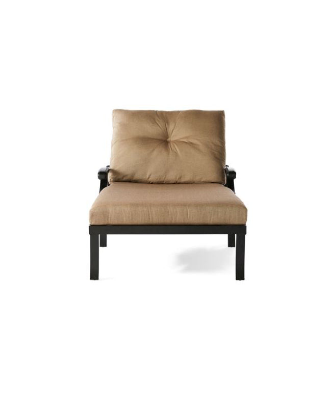 Mallin Anthem Cushion Chaise Lounge and a Half AN-525 - Autumn Rust / Rochelle Spice