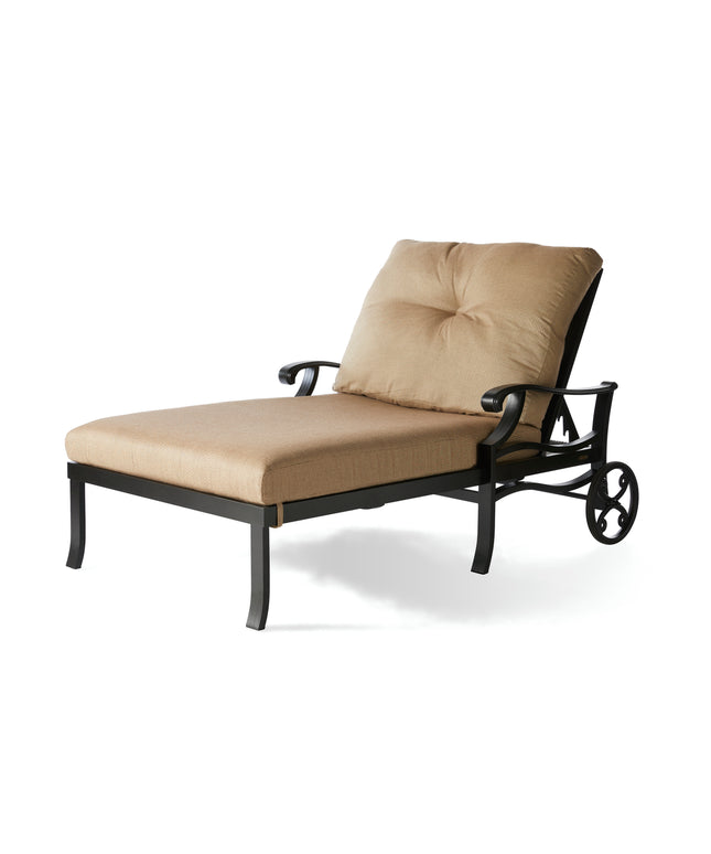 Mallin Anthem Cushion Chaise Lounge and a Half AN-525 - Autumn Rust / Rochelle Spice
