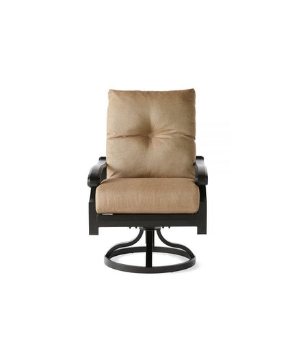 Mallin Anthem Cushion Swivel Rocking Dining Armchair AN-560 - Autumn Rust / Heather Beige