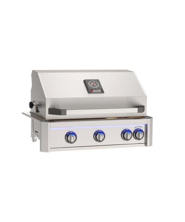 30" American Outdoor Grill (AOG) "L" Series Gas Grill w/ Backburner & Rotisserie Kit AOG30L