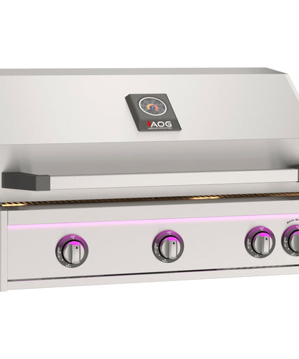 36" American Outdoor Grill (AOG) "L" Series Gas Grill w/ Backburner & Rotisserie Kit AOG36L
