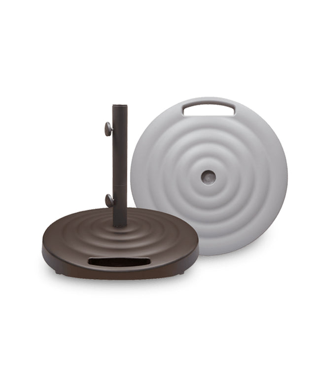 Treasure Garden Monaco 100 lb. Round Umbrella Base w/ Wheels BKM1000 Treasure Garden Monaco 100 lb. Round Umbrella Base w/ Wheels BKM1000