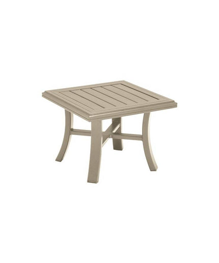 Tropitone Banchetto 24 Inch Square Tea Table 401138 - Almond Silk
