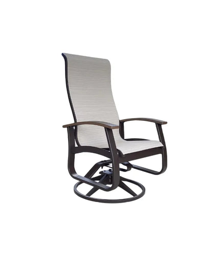 Telescope Belle Isle Sling Supreme Swivel Rocker w/ RU0 Chestnut Rustic Polymer Arms LU5K809 - Kona / Chestnut / Newport