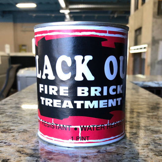 Black Out Fireplace Paint