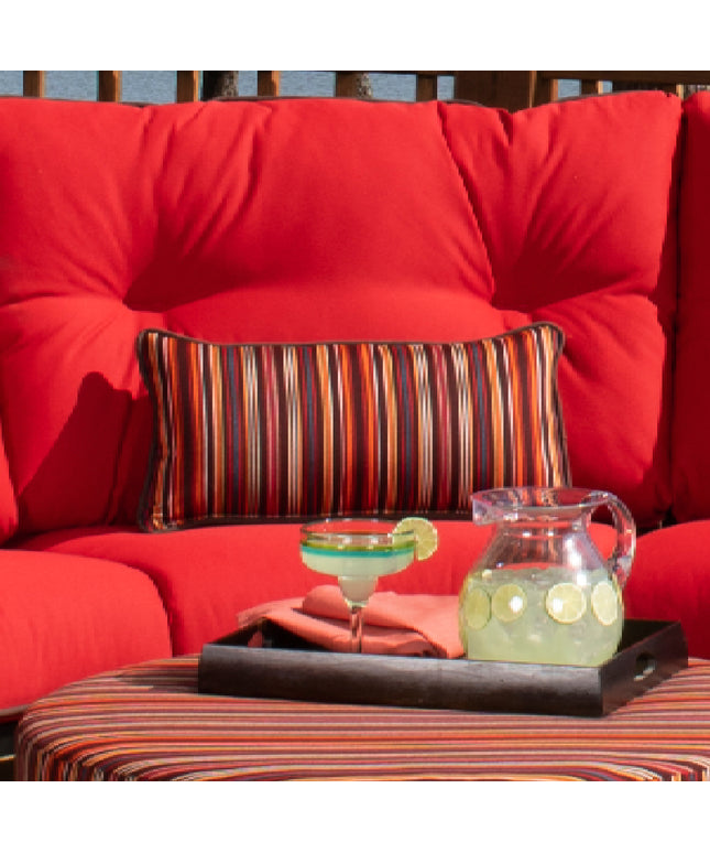 Mallin 22" Kidney Throw Pillow 33WP6CMWL - Dorsett Cherry