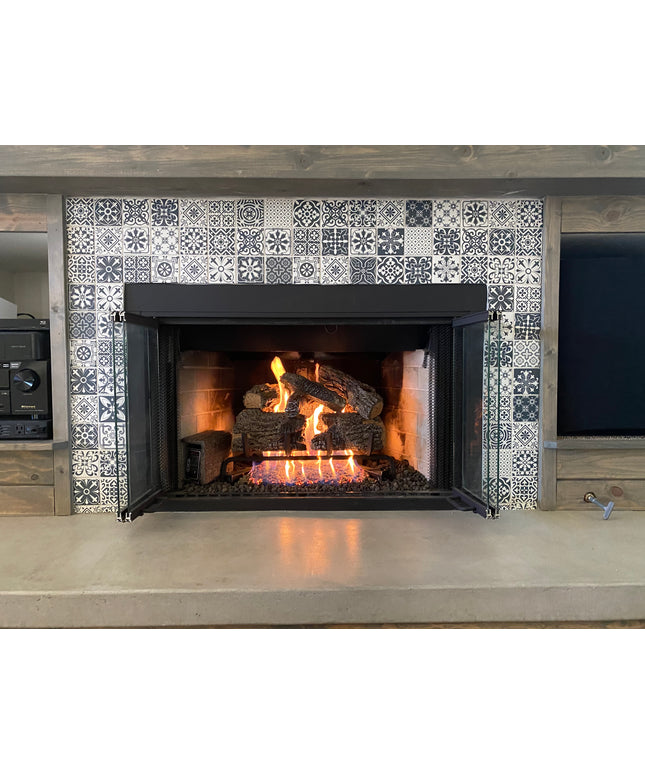 Real Fyre 18" Charred Oak Logs Only CHD-18/20 (Burners Sold Separately)