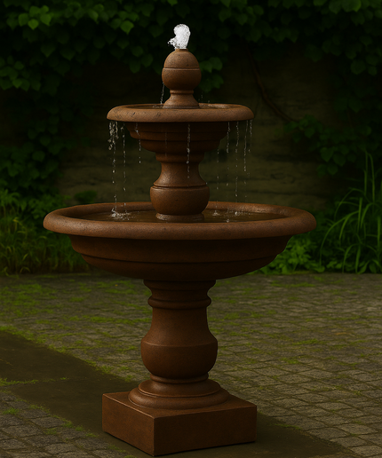 Campania Caterina 35" W x 52" H Cast Stone Fountain FT-192-PN - Pietra Nuova