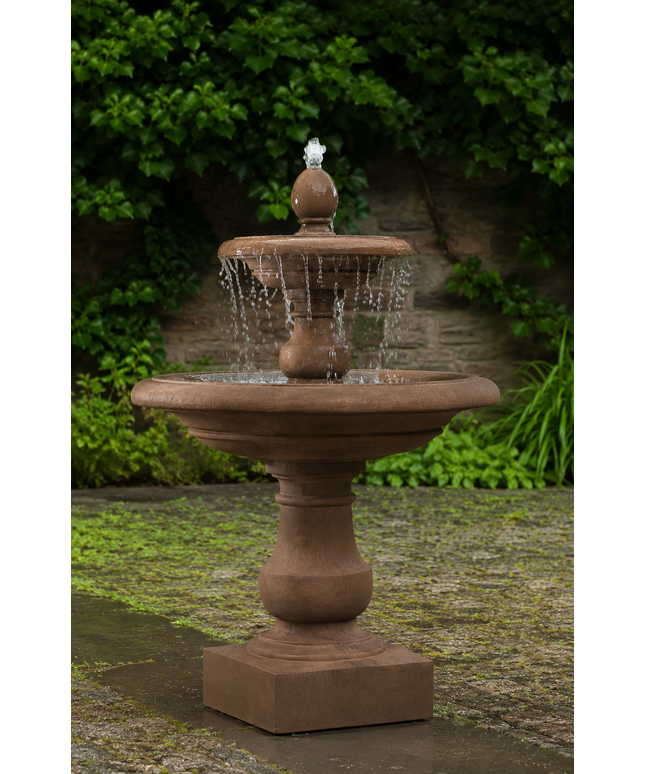 Campania Caterina 35" W x 52" H Cast Stone Fountain FT-192-PN - Pietra Nuova
