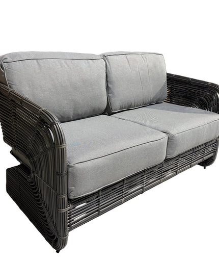 Woodard Carver Cushion Love Seat S675021WL - Sonnet Gray