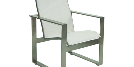 Collection image for: Outdoor Padded Sling Low Back Stationary Dining Chairs