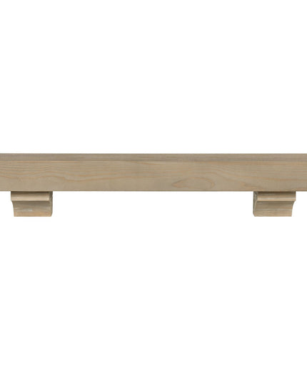 Pearl Mantels 60" Cherokee Wood Fireplace Mantel Shelf with Corbels 355-60-46 - Fontana