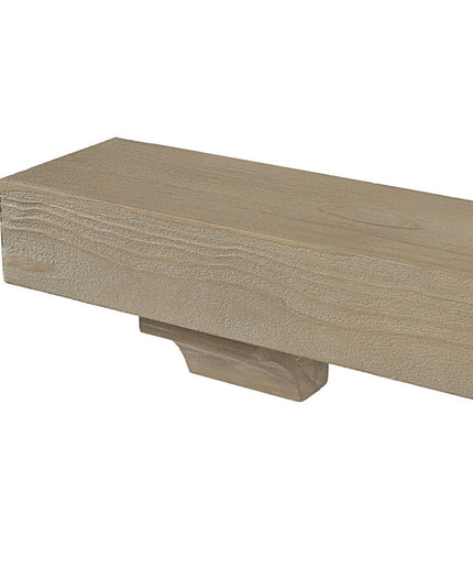 Pearl Mantels 60" Cherokee Wood Fireplace Mantel Shelf with Corbels 355-60-46 - Fontana