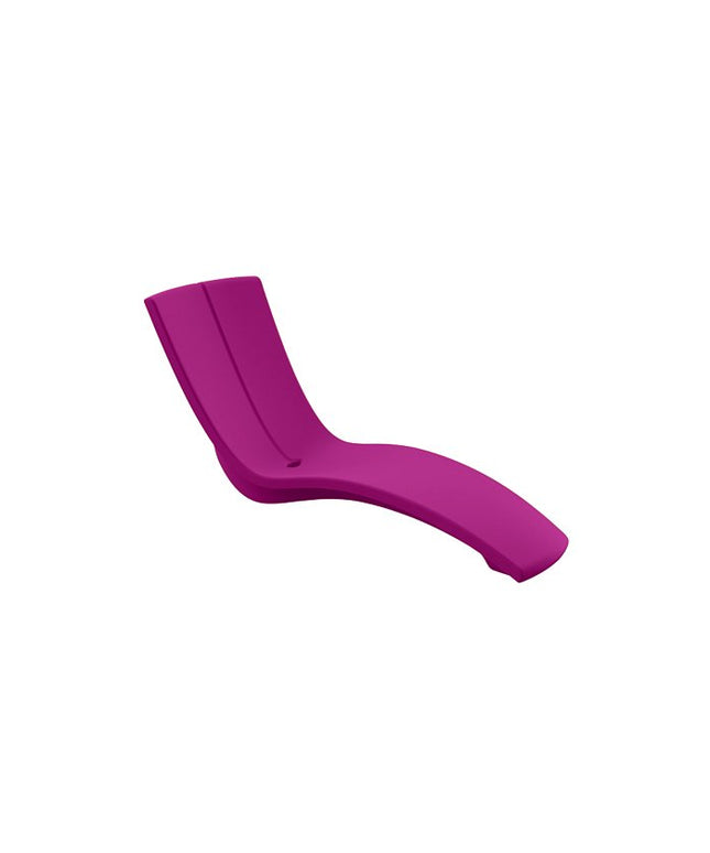 Tropitone Curve Marine Grade Polymer Chaise Lounge 3A1533-04 - Bright Fuchsia