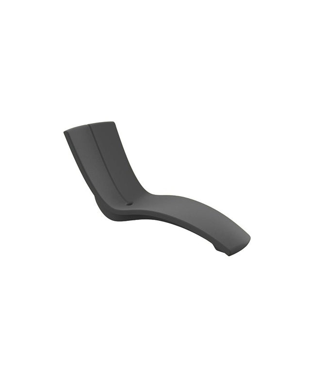 Tropitone Curve Marine Grade Polymer Chaise Lounge 3A1533-04 - Bright Gray