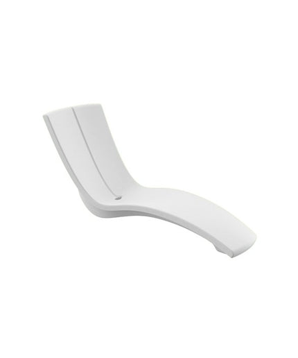 Tropitone Curve Marine Grade Polymer Chaise Lounge 3A1533-04 - Bright White