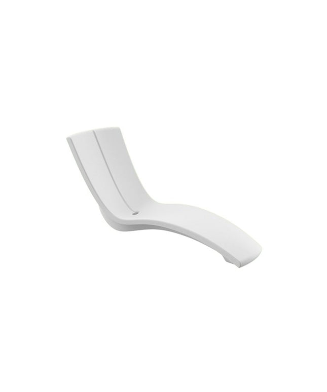 Tropitone Curve Marine Grade Polymer Chaise Lounge 3A1533-04 - Bright White