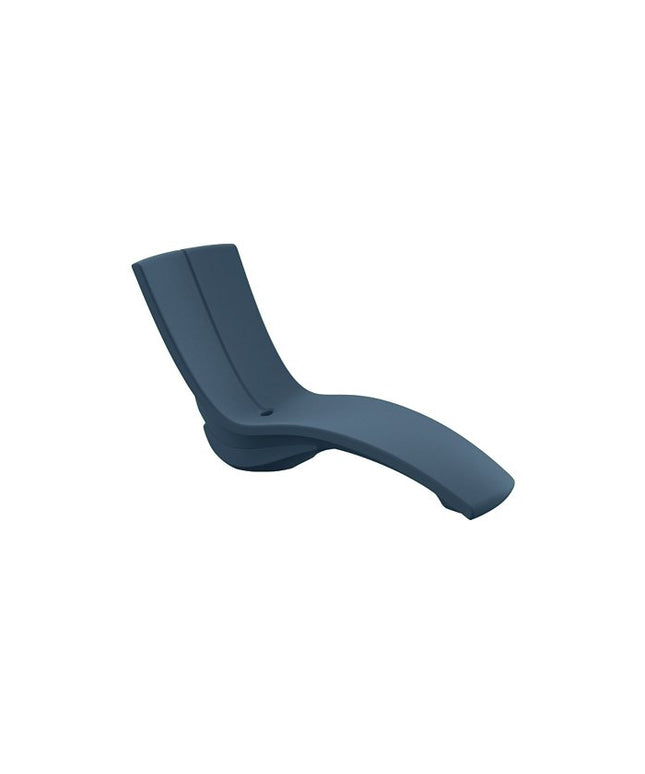 Tropitone Curve Marine Grade Polymer Chaise Lounge w/ Riser 3A1533-08 - Bright Blue