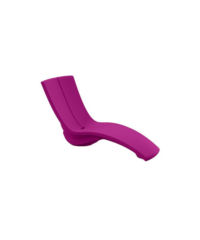 Tropitone Curve Marine Grade Polymer Chaise Lounge w/ Riser 3A1533-08 - Bright Fuchsia
