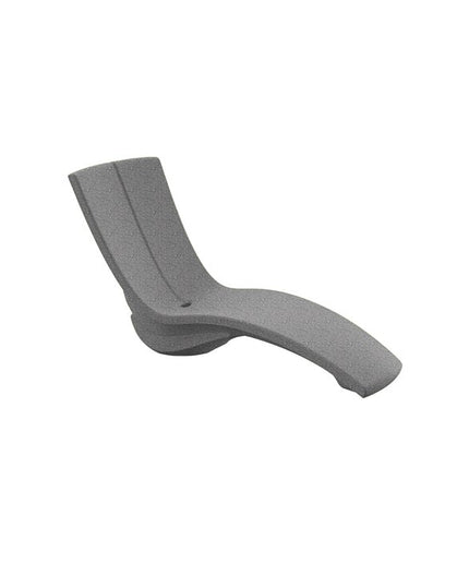 Tropitone Curve Marine Grade Polymer Chaise Lounge w/ Riser 3A1533-08 - Bright Granite