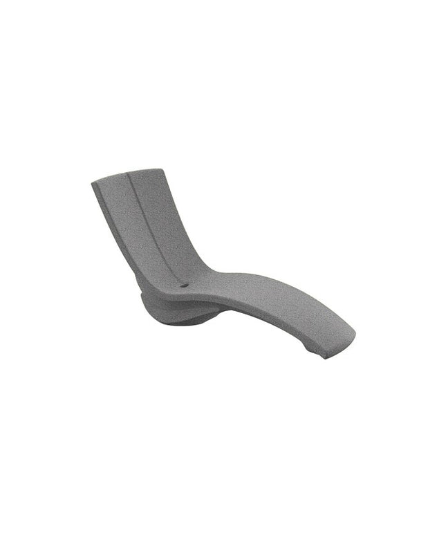 Tropitone Curve Marine Grade Polymer Chaise Lounge w/ Riser 3A1533-08 - Bright Granite